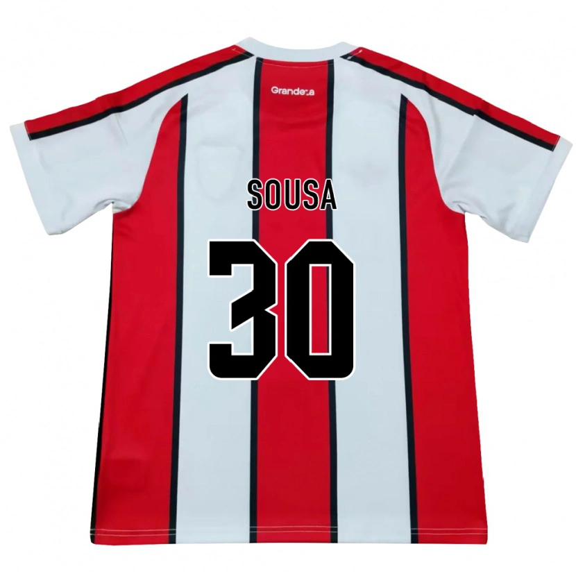 Danxen Herren Ludmila Sousa #30 Weiß Rot Schwarz Auswärtstrikot Trikot 2026/27 T-Shirt Schweiz