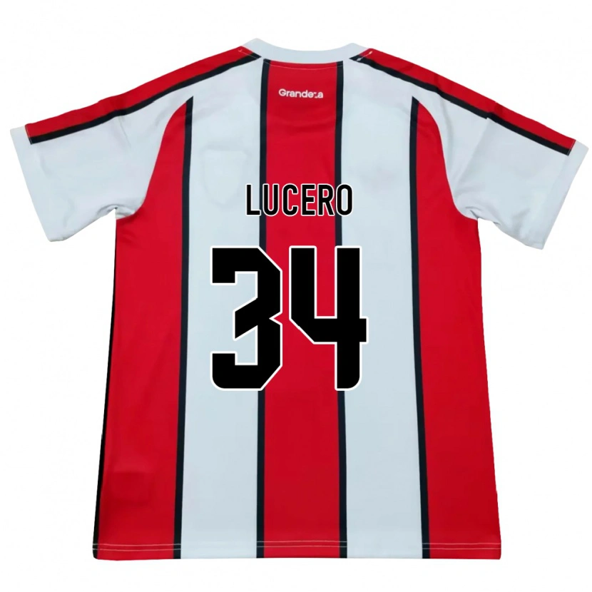Danxen Herren Daniel Lucero #34 Weiß Rot Schwarz Auswärtstrikot Trikot 2026/27 T-Shirt Schweiz