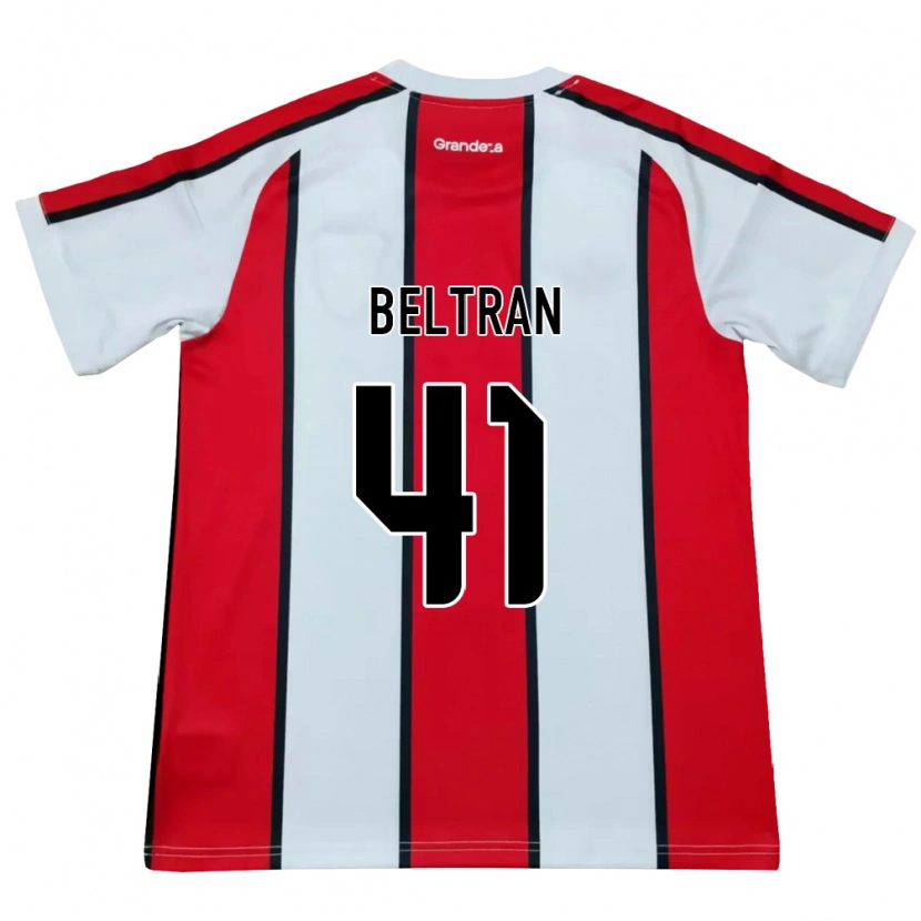 Danxen Herren Santiago Beltrán #41 Weiß Rot Schwarz Auswärtstrikot Trikot 2026/27 T-Shirt Schweiz