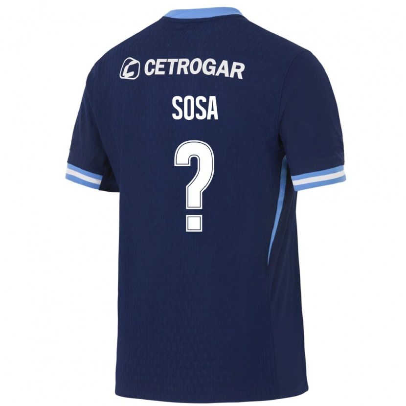 Danxen Herren Gonzalo Sosa #0 Königsblau Hellblau Weiß Auswärtstrikot Trikot 2026/27 T-Shirt Schweiz