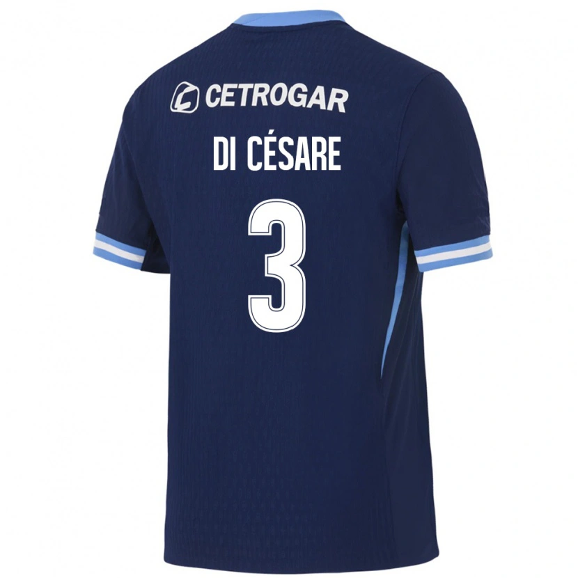 Danxen Herren Marco Di Césare #3 Königsblau Hellblau Weiß Auswärtstrikot Trikot 2026/27 T-Shirt Schweiz