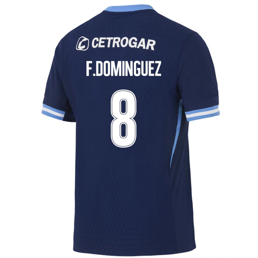 Danxen Herren Fabricio Dominguez #8 Königsblau Hellblau Weiß Auswärtstrikot Trikot 2026/27 T-Shirt Schweiz