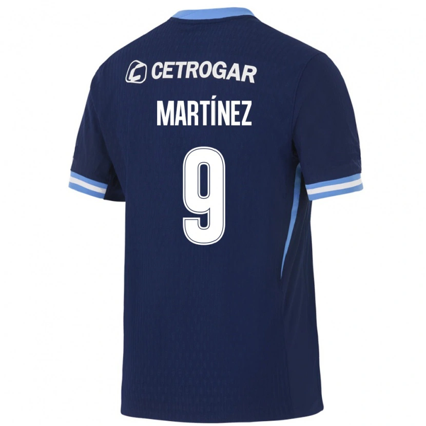 Danxen Herren Adrián Martínez #9 Königsblau Hellblau Weiß Auswärtstrikot Trikot 2026/27 T-Shirt Schweiz