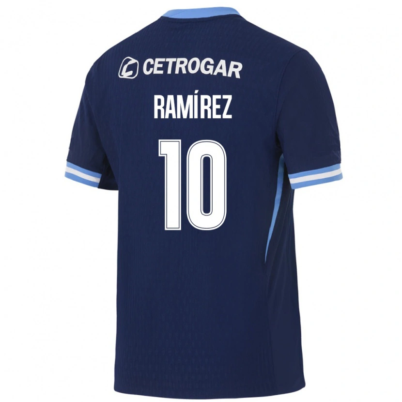 Danxen Herren Sindy Ramírez #10 Königsblau Hellblau Weiß Auswärtstrikot Trikot 2026/27 T-Shirt Schweiz