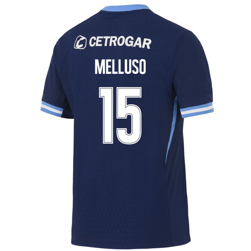 Danxen Herren Mateo Melluso #15 Königsblau Hellblau Weiß Auswärtstrikot Trikot 2026/27 T-Shirt Schweiz
