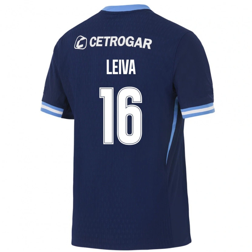 Danxen Herren Gonzalo Leiva #16 Königsblau Hellblau Weiß Auswärtstrikot Trikot 2026/27 T-Shirt Schweiz