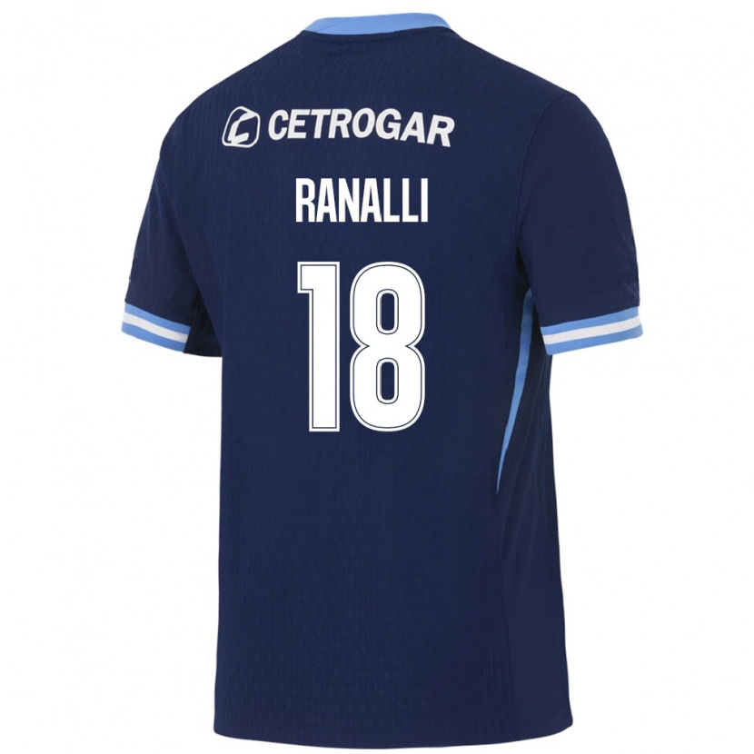 Danxen Herren Santiago Ranalli #18 Königsblau Hellblau Weiß Auswärtstrikot Trikot 2026/27 T-Shirt Schweiz
