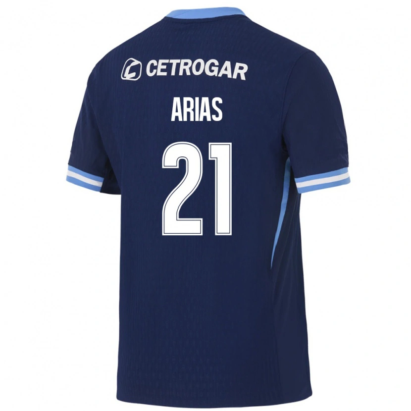 Danxen Herren Gabriel Arias #21 Königsblau Hellblau Weiß Auswärtstrikot Trikot 2026/27 T-Shirt Schweiz