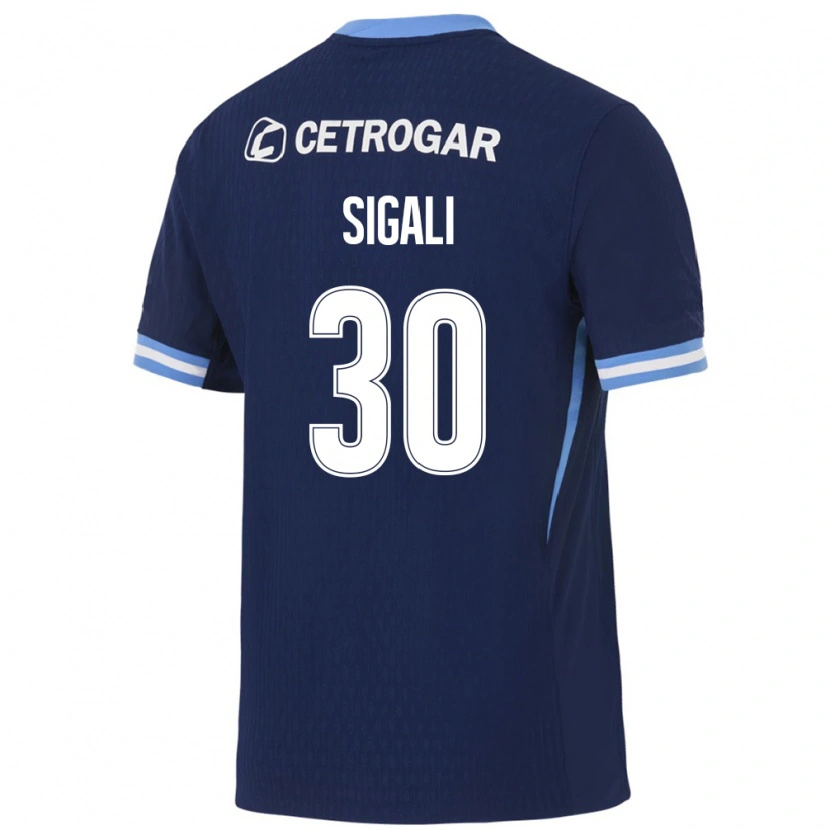 Danxen Herren Leonardo Sigali #30 Königsblau Hellblau Weiß Auswärtstrikot Trikot 2026/27 T-Shirt Schweiz