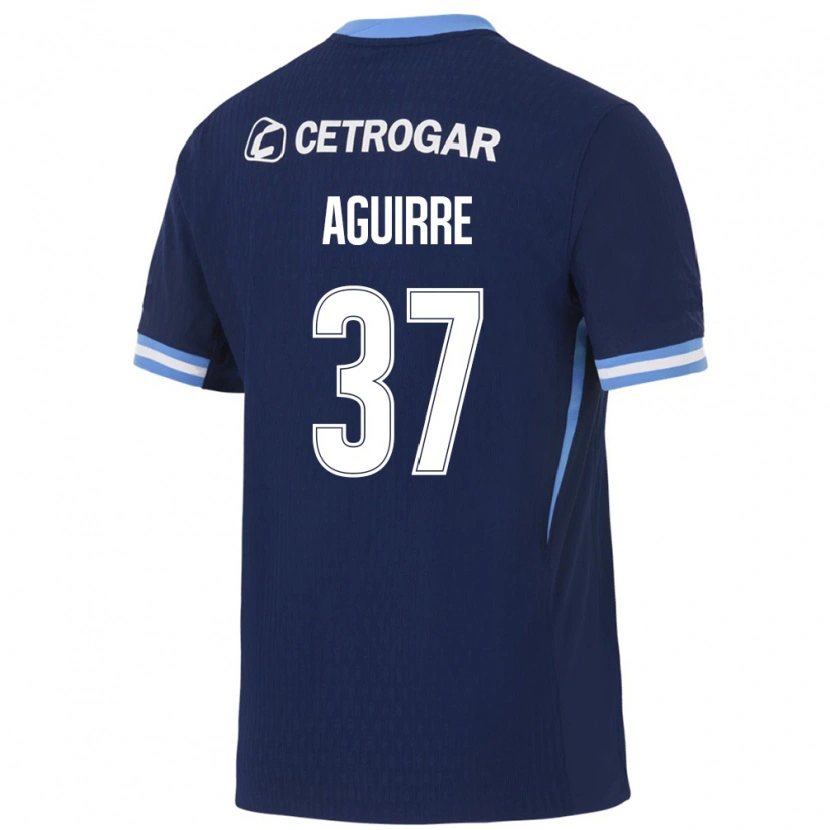Danxen Herren Santino Aguirre #37 Königsblau Hellblau Weiß Auswärtstrikot Trikot 2026/27 T-Shirt Schweiz