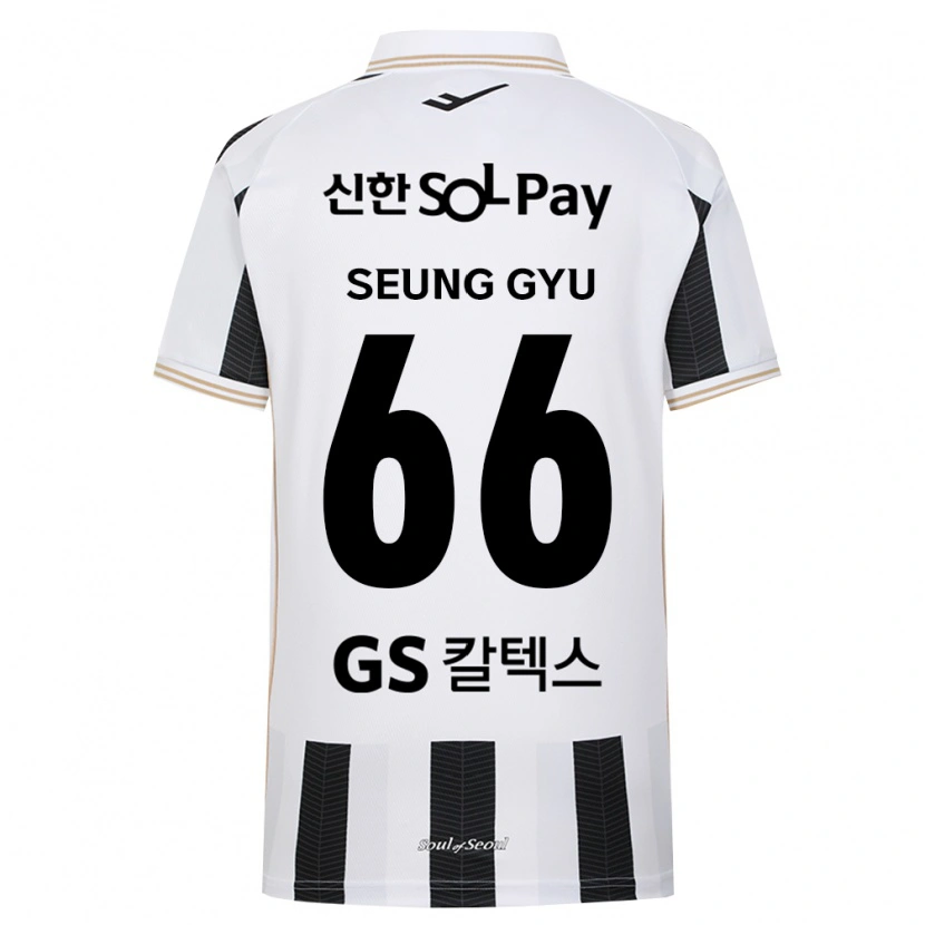 Danxen Herren Seung-Gyu Han #66 Schwarz Weiß Auswärtstrikot Trikot 2026/27 T-Shirt Schweiz