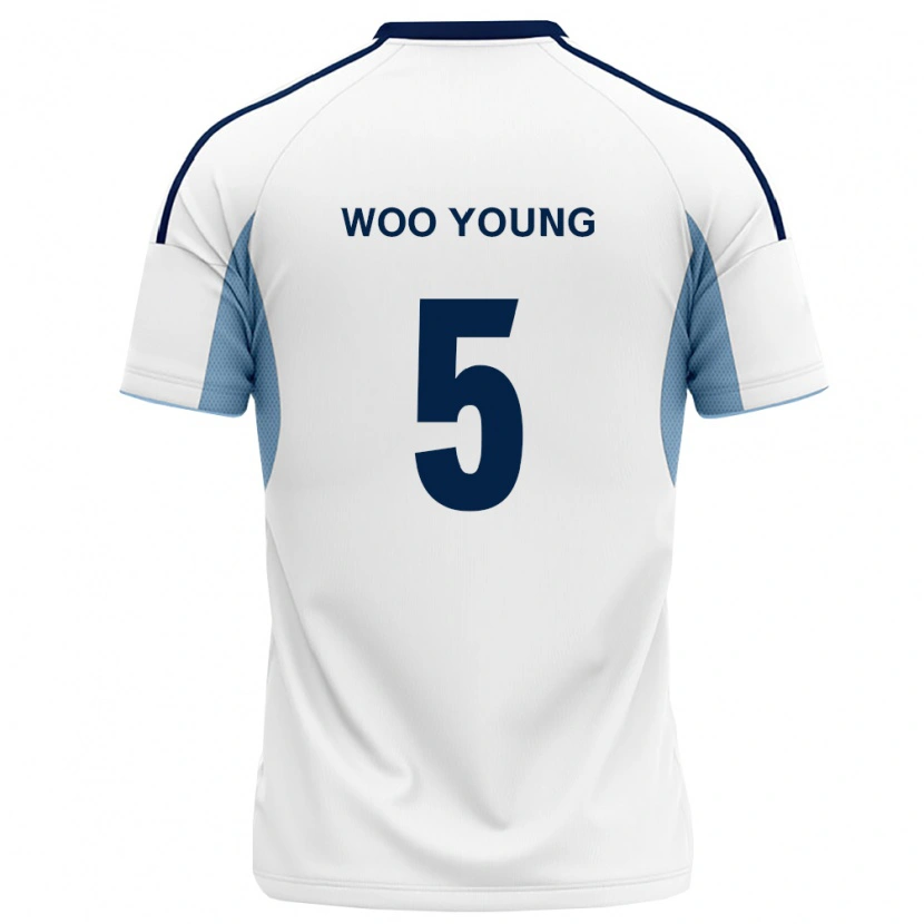 Danxen Herren Woo-Young Jung #5 Königsblau Weiß Auswärtstrikot Trikot 2026/27 T-Shirt Schweiz