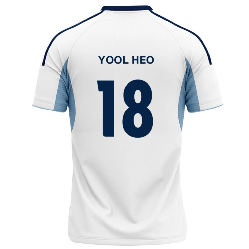 Danxen Herren Yool Heo #18 Königsblau Weiß Auswärtstrikot Trikot 2026/27 T-Shirt Schweiz