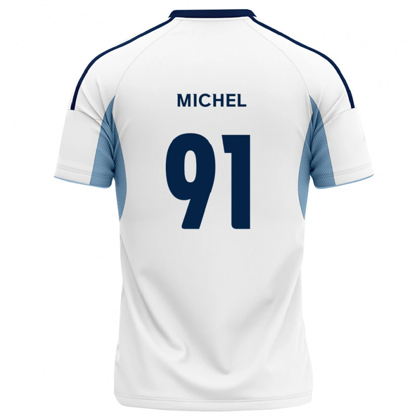Danxen Herren Benji Michel #91 Königsblau Weiß Auswärtstrikot Trikot 2026/27 T-Shirt Schweiz
