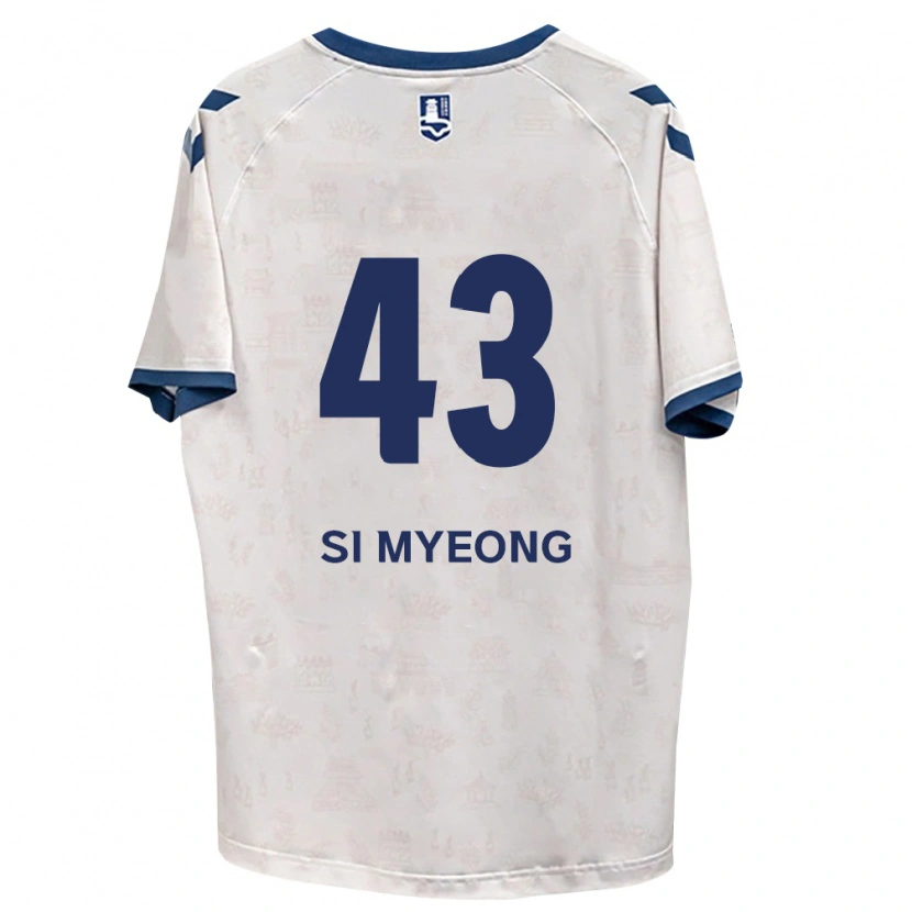 Danxen Herren Si-Myeong Lee #43 Königsblau Weiß Auswärtstrikot Trikot 2026/27 T-Shirt Schweiz