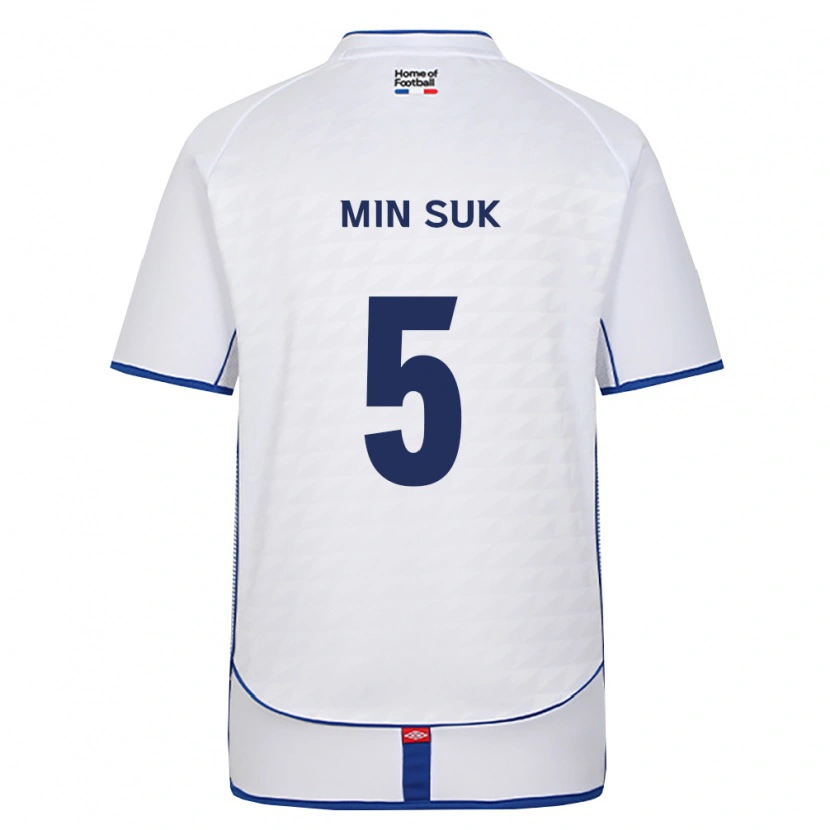 Danxen Herren Min Suk #5 Schwarz Weiß Rot Auswärtstrikot Trikot 2026/27 T-Shirt Schweiz