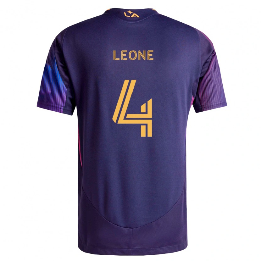 Danxen Herren Matthew Leone #4 Tiefviolett Gelb Auswärtstrikot Trikot 2026/27 T-Shirt Schweiz
