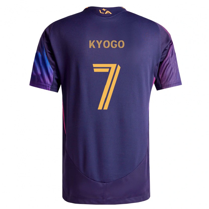 Danxen Herren Kyogo Furuhashi #7 Tiefviolett Gelb Auswärtstrikot Trikot 2026/27 T-Shirt Schweiz