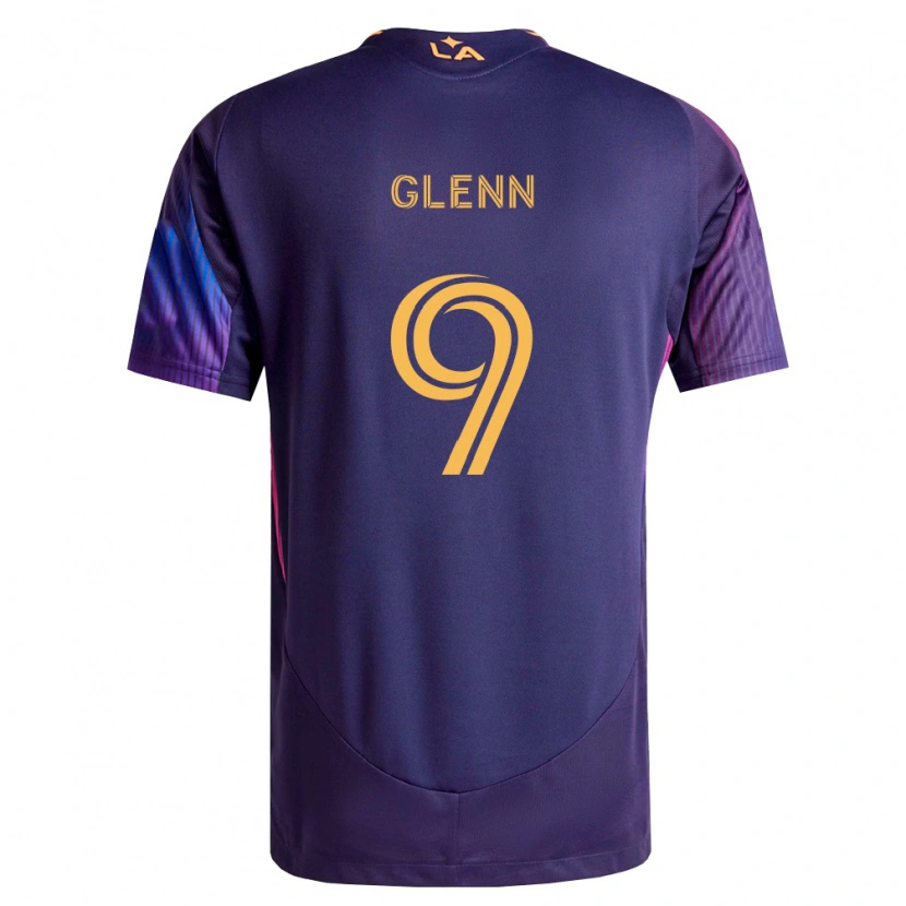 Danxen Herren Jordan Glenn #9 Tiefviolett Gelb Auswärtstrikot Trikot 2026/27 T-Shirt Schweiz
