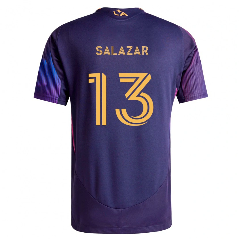Danxen Herren Giovanni Salazar #13 Tiefviolett Gelb Auswärtstrikot Trikot 2026/27 T-Shirt Schweiz