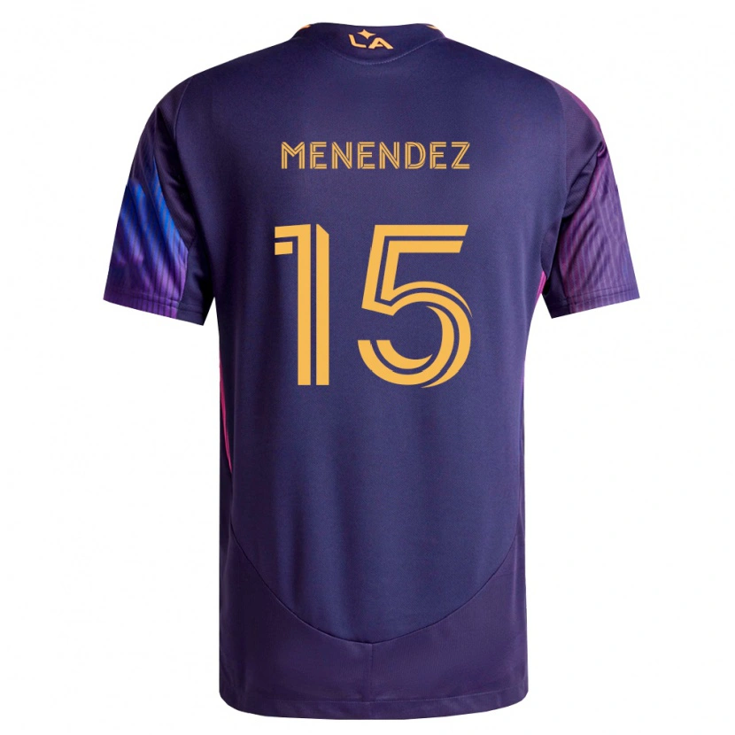 Danxen Herren Alexsander Menendez #15 Tiefviolett Gelb Auswärtstrikot Trikot 2026/27 T-Shirt Schweiz