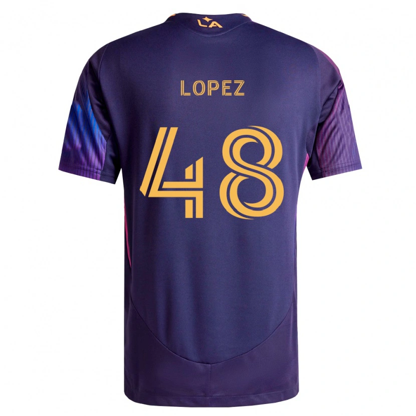Danxen Herren Diego López #48 Tiefviolett Gelb Auswärtstrikot Trikot 2026/27 T-Shirt Schweiz