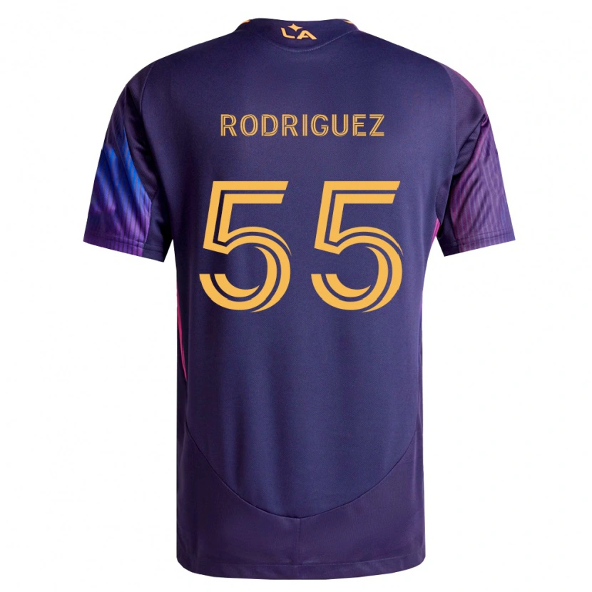Danxen Herren Diego Rodriguez #55 Tiefviolett Gelb Auswärtstrikot Trikot 2026/27 T-Shirt Schweiz