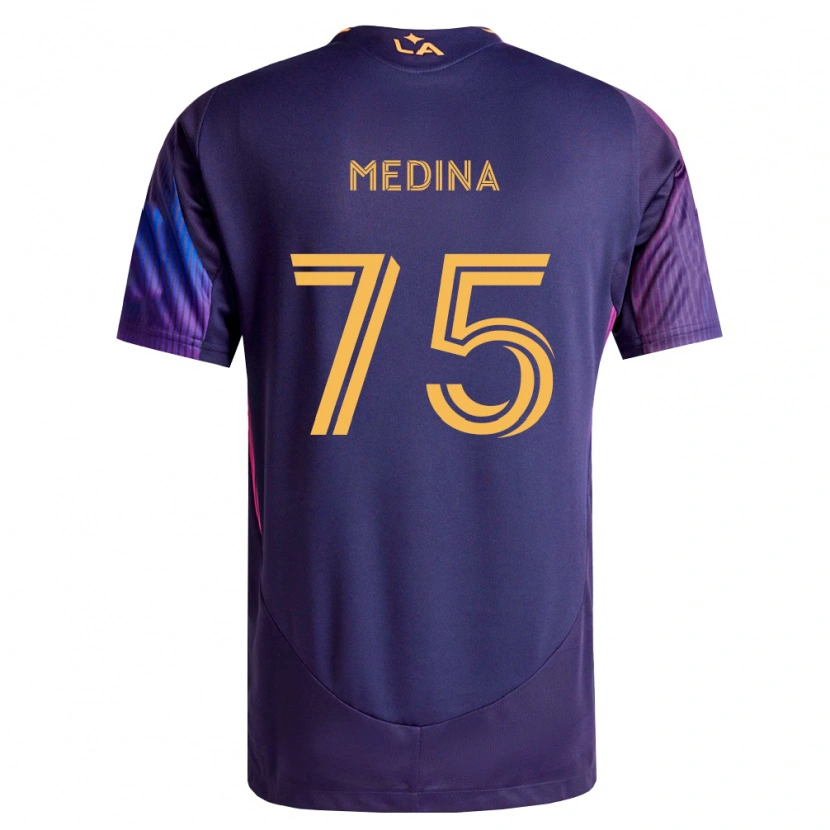 Danxen Herren Aaron Medina #75 Tiefviolett Gelb Auswärtstrikot Trikot 2026/27 T-Shirt Schweiz