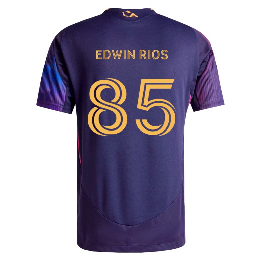 Danxen Herren Edwin Ríos #85 Tiefviolett Gelb Auswärtstrikot Trikot 2026/27 T-Shirt Schweiz