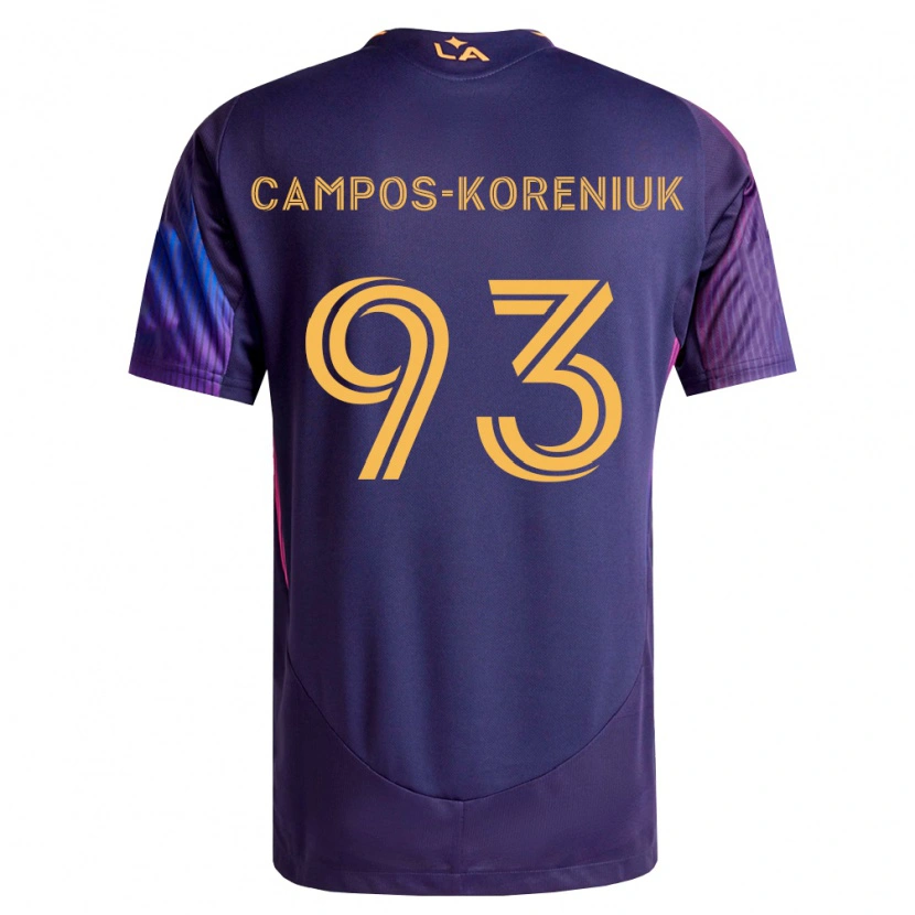Danxen Herren K Campos-Koreniuk #93 Tiefviolett Gelb Auswärtstrikot Trikot 2026/27 T-Shirt Schweiz