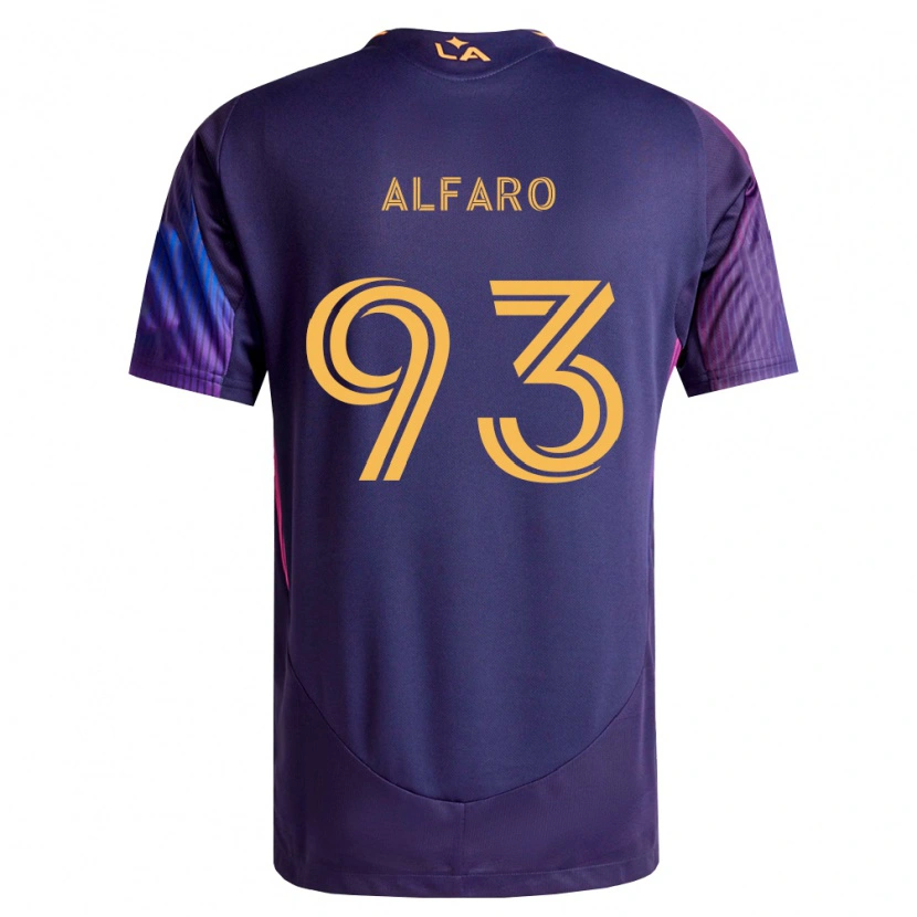 Danxen Herren Tony Alfaro #93 Tiefviolett Gelb Auswärtstrikot Trikot 2026/27 T-Shirt Schweiz