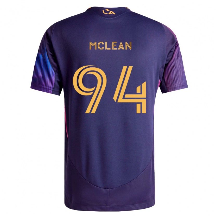 Danxen Herren Mateo Mclean #94 Tiefviolett Gelb Auswärtstrikot Trikot 2026/27 T-Shirt Schweiz