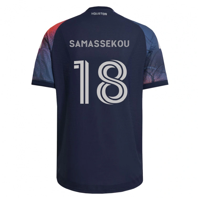 Danxen Herren Diadié Samassékou #18 Tiefblau Weiß Orange Auswärtstrikot Trikot 2026/27 T-Shirt Schweiz
