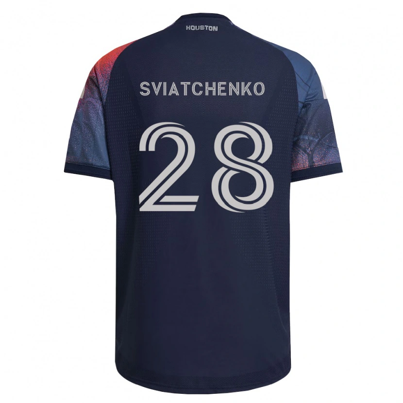 Danxen Herren Erik Sviatchenko #28 Tiefblau Weiß Orange Auswärtstrikot Trikot 2026/27 T-Shirt Schweiz