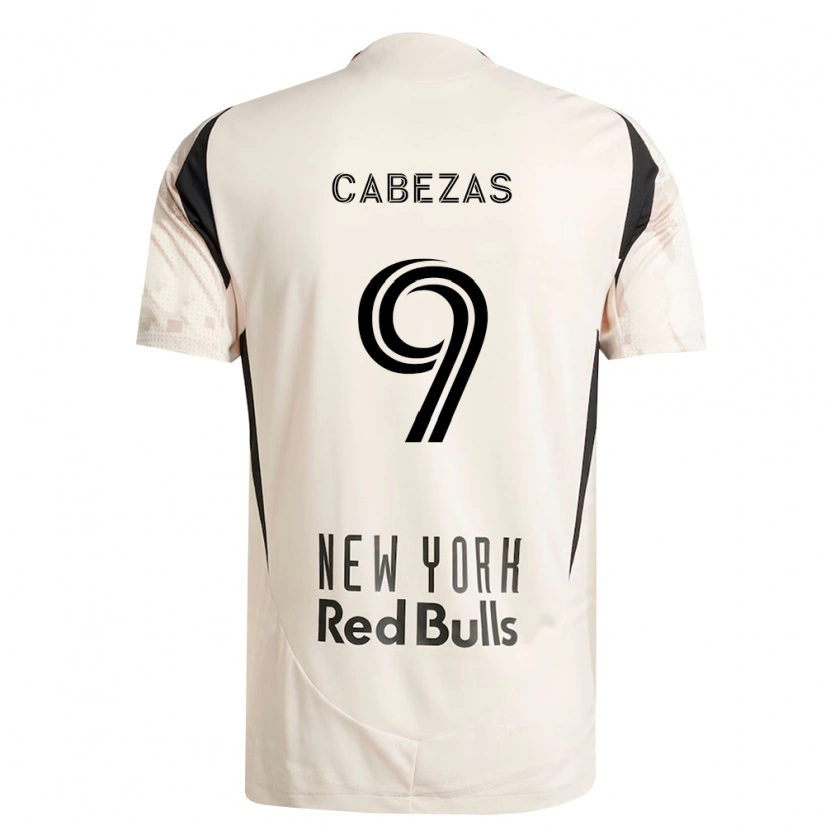 Danxen Herren Jorge Cabezas #9 Off-Weiß Rot Schwarz Auswärtstrikot Trikot 2026/27 T-Shirt Schweiz
