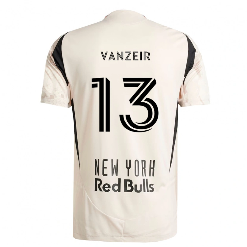 Danxen Herren Dante Vanzeir #13 Off-Weiß Rot Schwarz Auswärtstrikot Trikot 2026/27 T-Shirt Schweiz