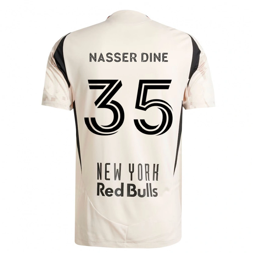 Danxen Herren Abdellahi Nasser Dine #35 Off-Weiß Rot Schwarz Auswärtstrikot Trikot 2026/27 T-Shirt Schweiz
