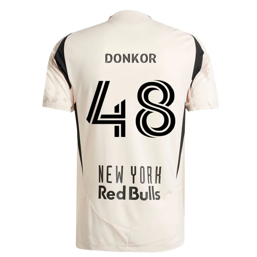Danxen Herren Ronald Donkor #48 Off-Weiß Rot Schwarz Auswärtstrikot Trikot 2026/27 T-Shirt Schweiz
