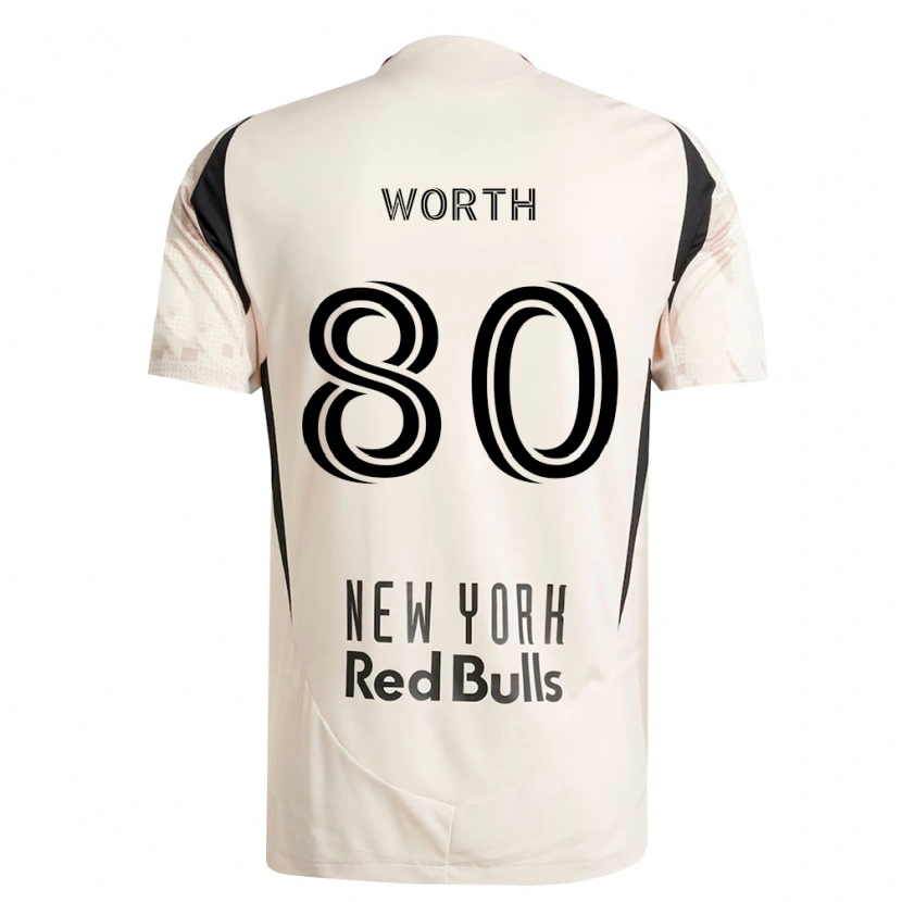 Danxen Herren Nate Worth #80 Off-Weiß Rot Schwarz Auswärtstrikot Trikot 2026/27 T-Shirt Schweiz