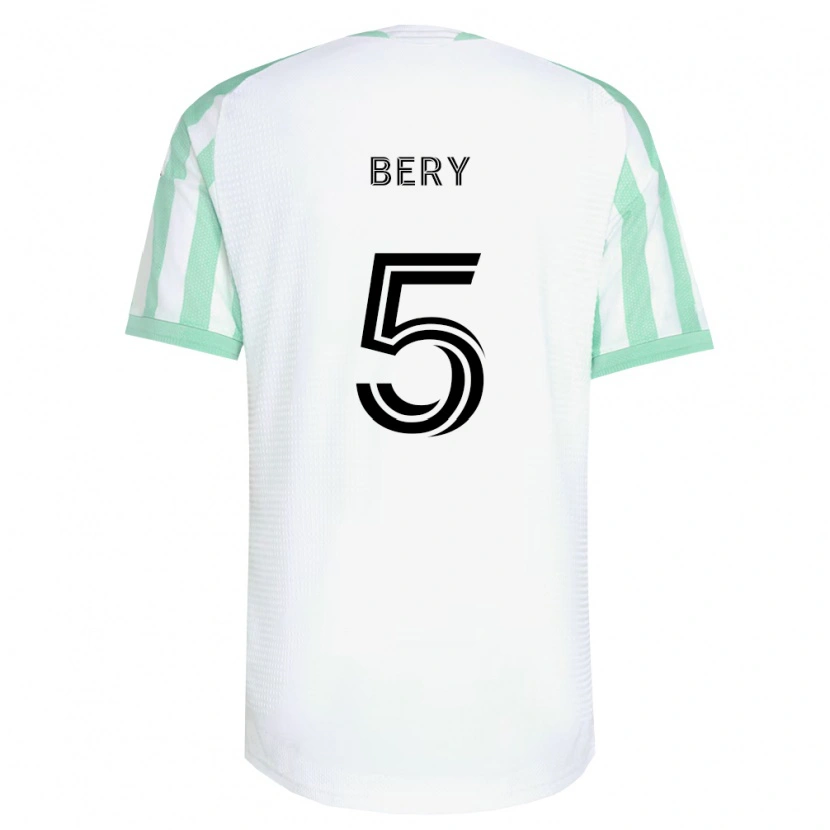 Danxen Herren Jules Bery #5 Hellgrün Schwarz Weiß Auswärtstrikot Trikot 2026/27 T-Shirt Schweiz