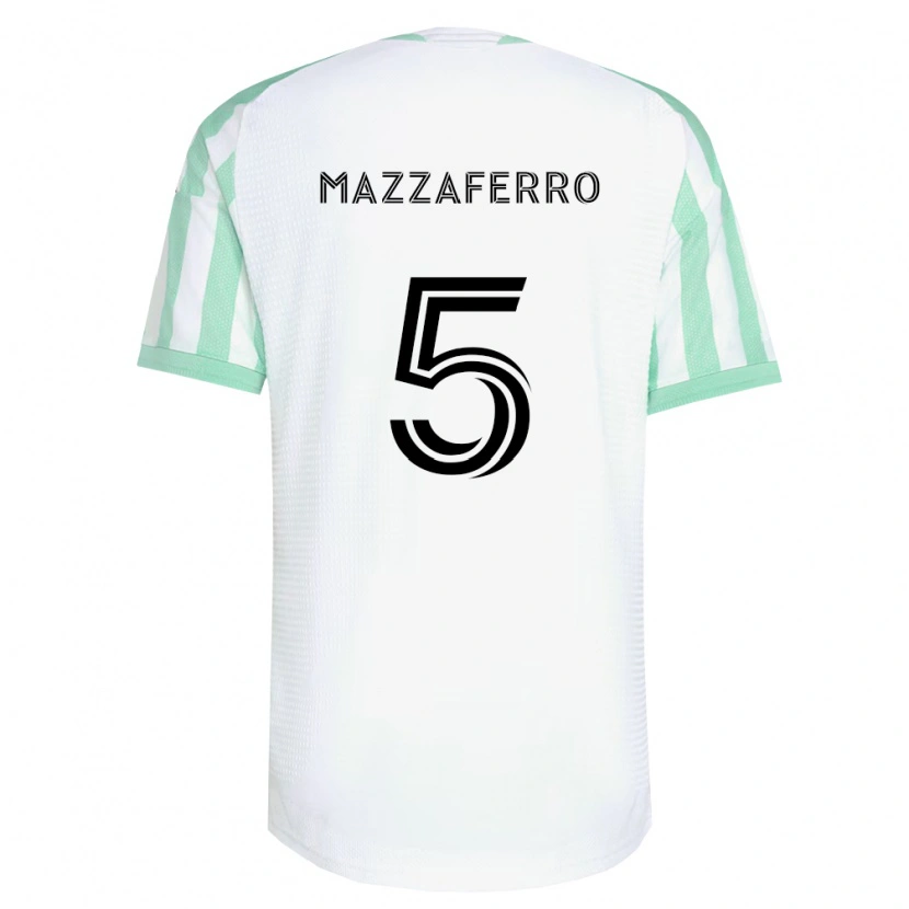 Danxen Herren Salvatore Mazzaferro #5 Hellgrün Schwarz Weiß Auswärtstrikot Trikot 2026/27 T-Shirt Schweiz