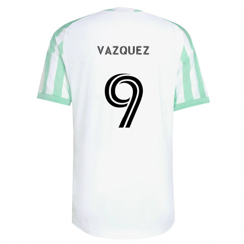 Danxen Herren Brandon Vazquez #9 Hellgrün Schwarz Weiß Auswärtstrikot Trikot 2026/27 T-Shirt Schweiz