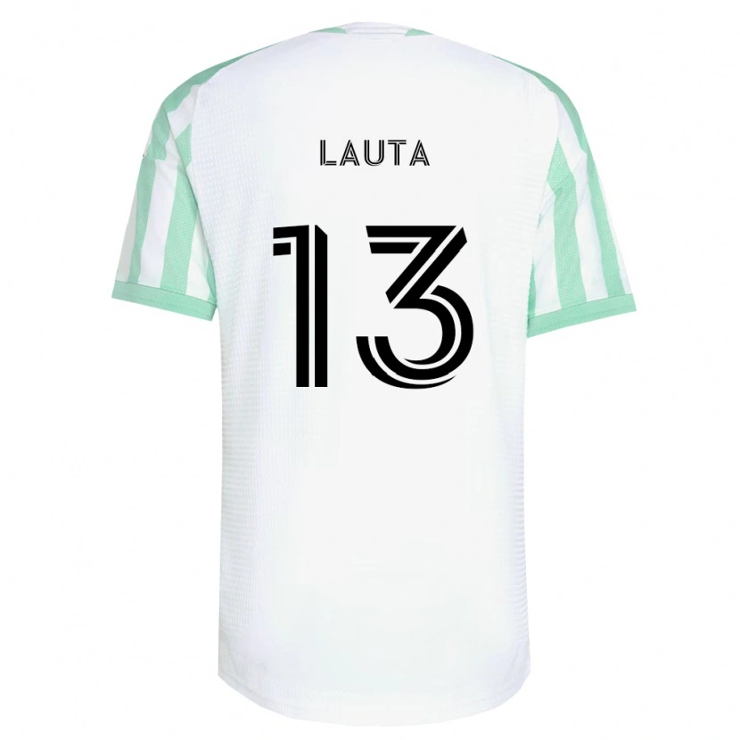 Danxen Herren Erik Lauta #13 Hellgrün Schwarz Weiß Auswärtstrikot Trikot 2026/27 T-Shirt Schweiz