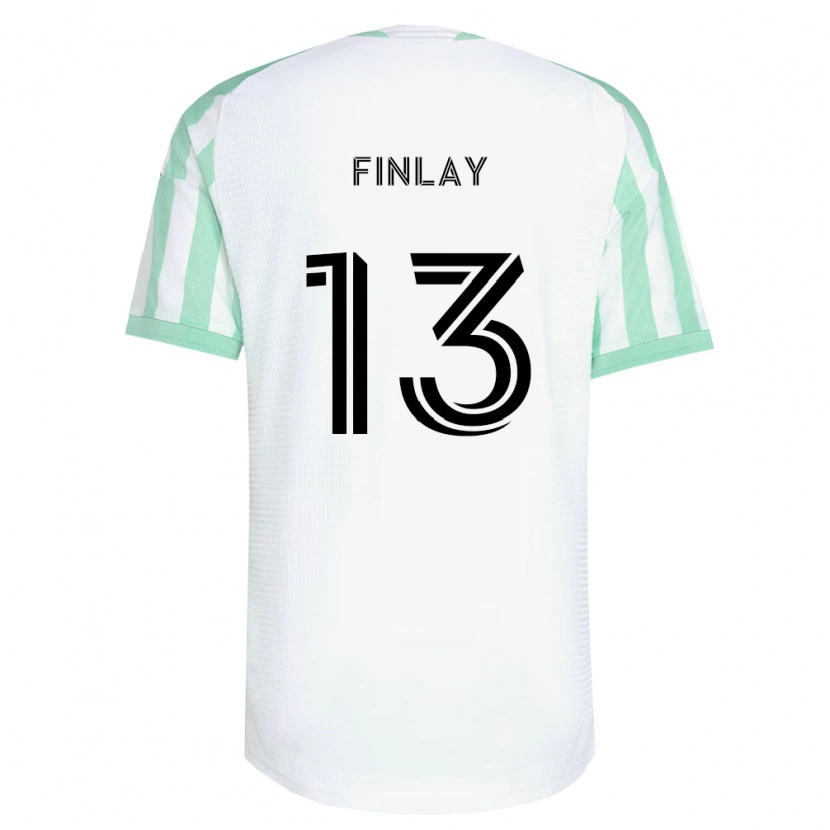 Danxen Herren Ethan Finlay #13 Hellgrün Schwarz Weiß Auswärtstrikot Trikot 2026/27 T-Shirt Schweiz