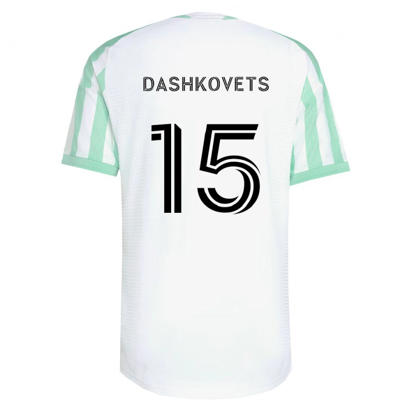 Danxen Herren Artem Dashkovets #15 Hellgrün Schwarz Weiß Auswärtstrikot Trikot 2026/27 T-Shirt Schweiz