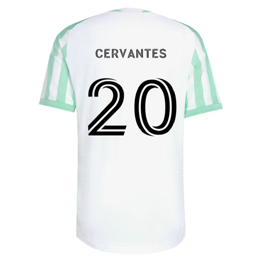 Danxen Herren Aaron Cervantes #20 Hellgrün Schwarz Weiß Auswärtstrikot Trikot 2026/27 T-Shirt Schweiz