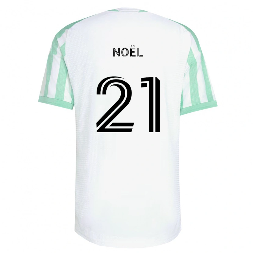 Danxen Herren Valentin Noël #21 Hellgrün Schwarz Weiß Auswärtstrikot Trikot 2026/27 T-Shirt Schweiz