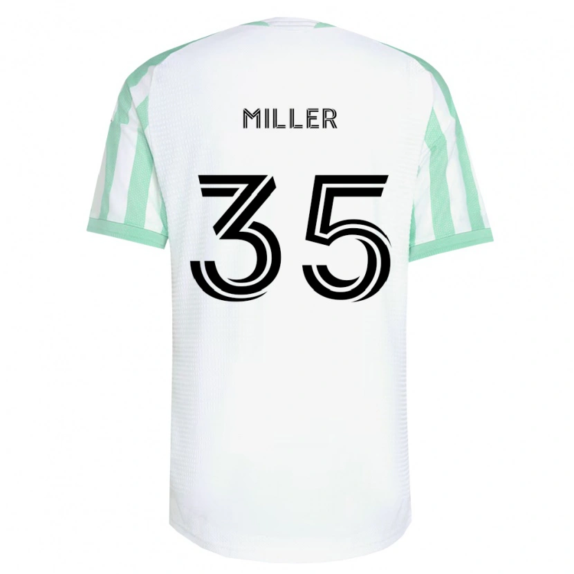 Danxen Herren Mason Miller #35 Hellgrün Schwarz Weiß Auswärtstrikot Trikot 2026/27 T-Shirt Schweiz