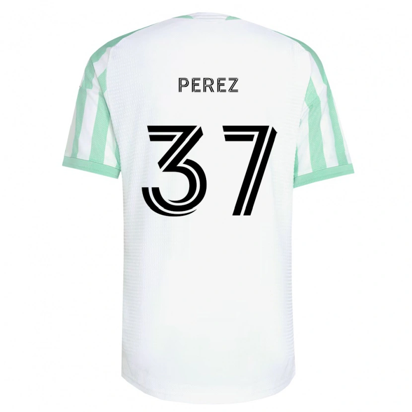 Danxen Herren Damion Perez #37 Hellgrün Schwarz Weiß Auswärtstrikot Trikot 2026/27 T-Shirt Schweiz