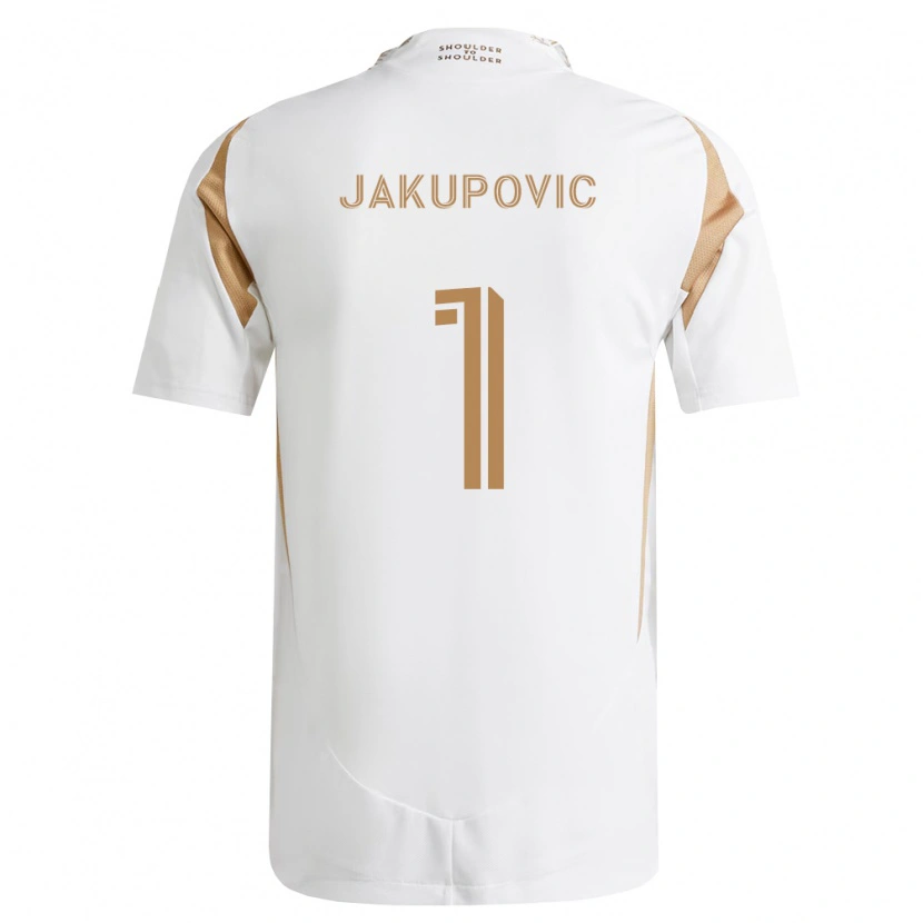 Danxen Herren Eldin Jakupovic #1 Weiß Braun Auswärtstrikot Trikot 2026/27 T-Shirt Schweiz